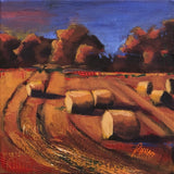 Hay Field at Town's Edge