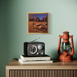 Hay Field at Town's Edge