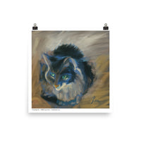 Crouching Cat - Gicleé Print