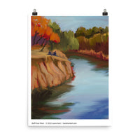 Bluff Over River - Print